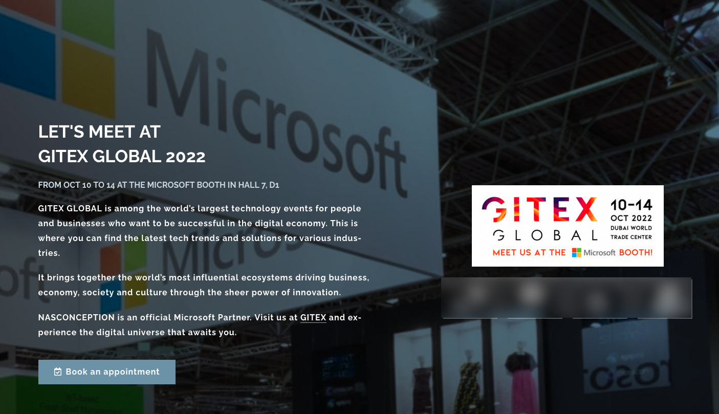 Roweb at Gitex Global 2022